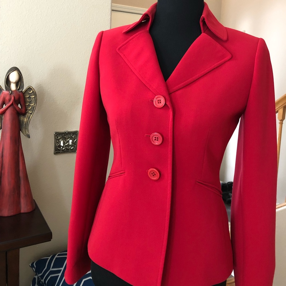 Red blazer